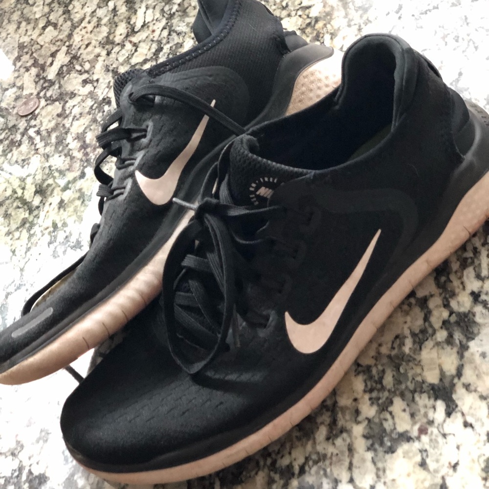 Nike free running shoe